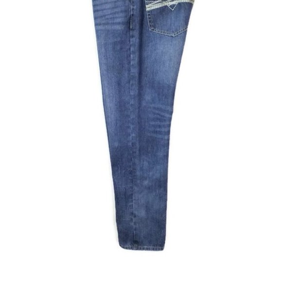 CJ Black Medium Wash Classic Rise Slim Straight Leg Denim Jeans Mens 36 x 31.5 - Picture 7 of 12